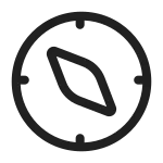 Compass Northwest SVG Icon